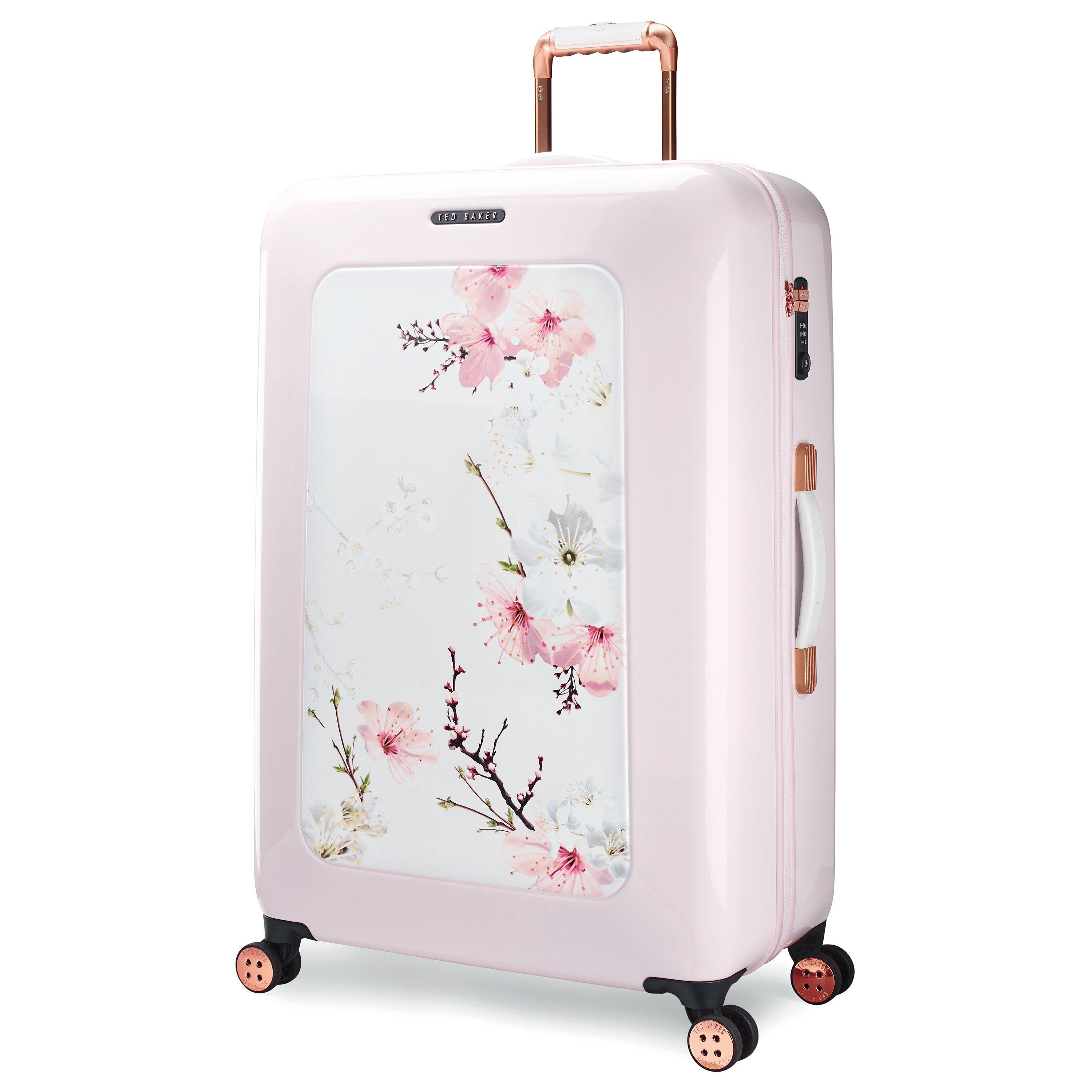 Pink floral suitcase online