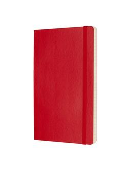 Moleskine Large Soft Cover Ruled Notebook - view 2, Red