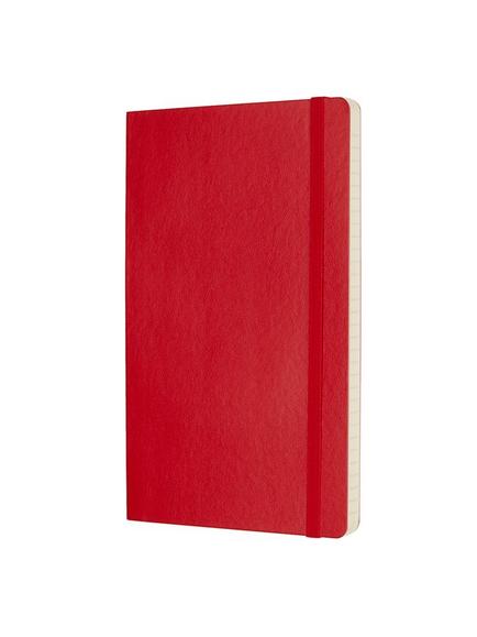 Moleskine Large Soft Cover Ruled Notebook - view 2, Red