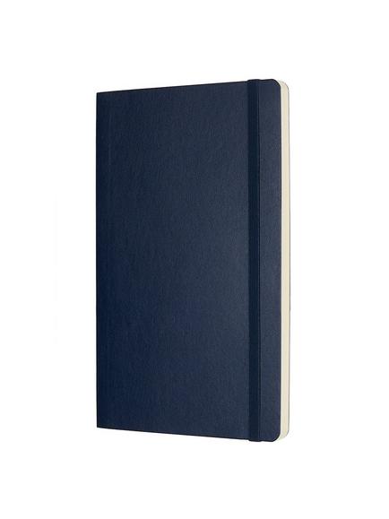 Moleskine Large Soft Cover Plain Notebook - view 2, Sapphire