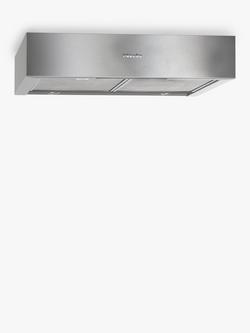Miele DA1260 Built-Under Cooker Hood, Stainless Steel, Stainless Steel