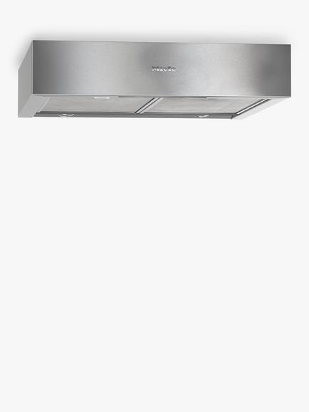 Miele DA1260 Built-Under Cooker Hood, Stainless Steel, Stainless Steel