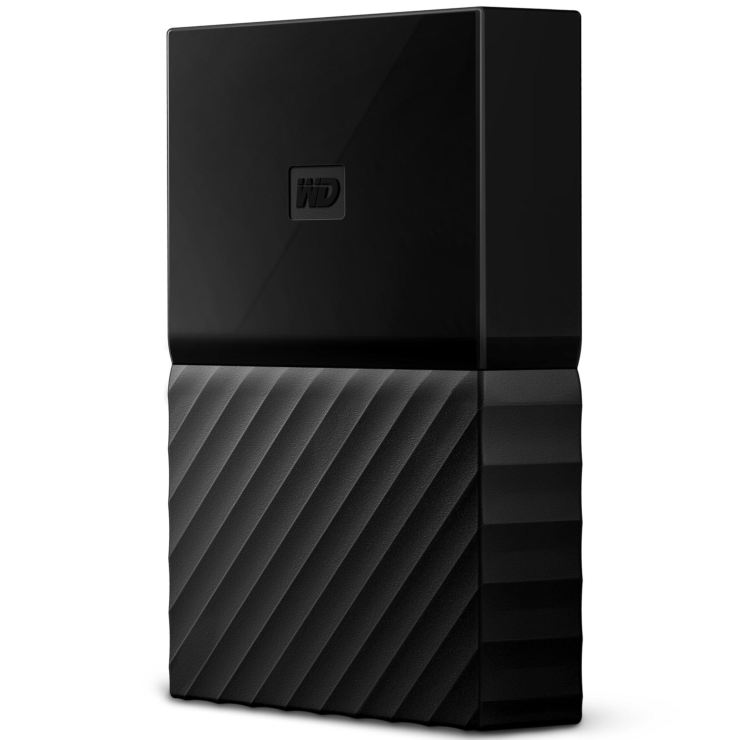 WD My Passport Portable Hard Drive for Mac, 4TB, Black
