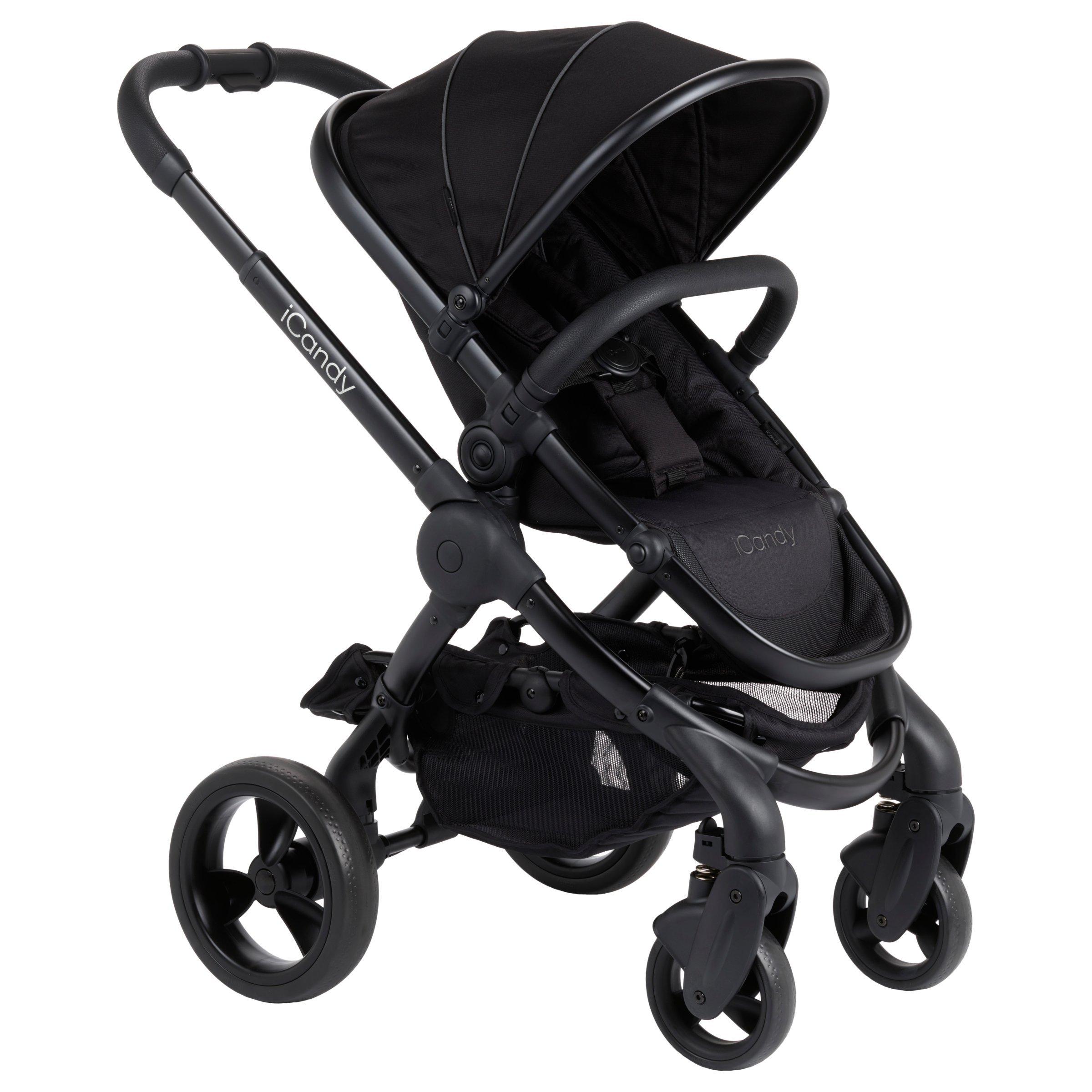 iCandy Peach Pushchair with Black Chassis Jet 2 Hood