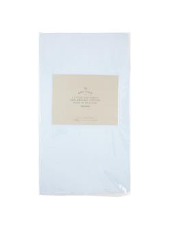 John Lewis GOTS Organic Cotton Fitted Baby Sheet, Pack of 2 - view 2, Blue