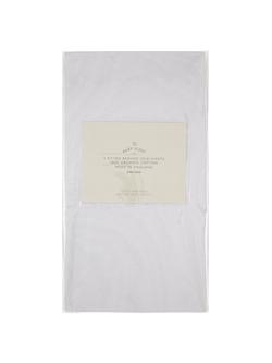 John Lewis GOTS Organic Cotton Fitted Bedside Crib Sheet, Pack of 2, 50 x 83cm - view 2, Grey