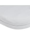 John Lewis GOTS Organic Cotton Fitted Pram Sheet, Pack of 2, White