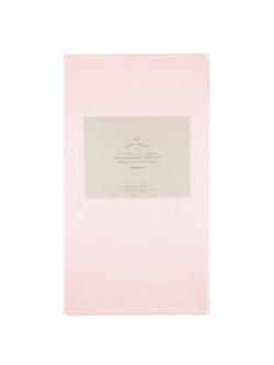 John Lewis GOTS Organic Cotton Fitted Baby Sheet, Pack of 2 - view 2, Pink