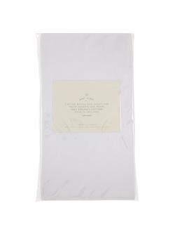 John Lewis GOTS Organic Cotton Fitted Moses Basket Sheet, Pack of 2, 33 x 76cm - view 2, Grey
