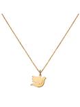 Merci Maman Personalised Dove Pendant Chain Necklace