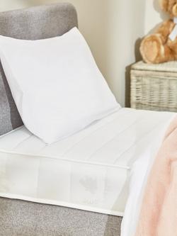 John Lewis 15cm Deep Open Spring Water Resistant Kids' Mattress, Medium, Single - view 2, White