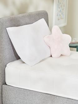 John Lewis Hampshire Wool Pocket Spring Kids' Mattress, Medium, Single - view 2, White