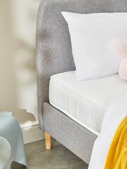 John Lewis 15cm Deep Pocket Spring Water Resistant Kids' Mattress, Medium, Single - view 2, White