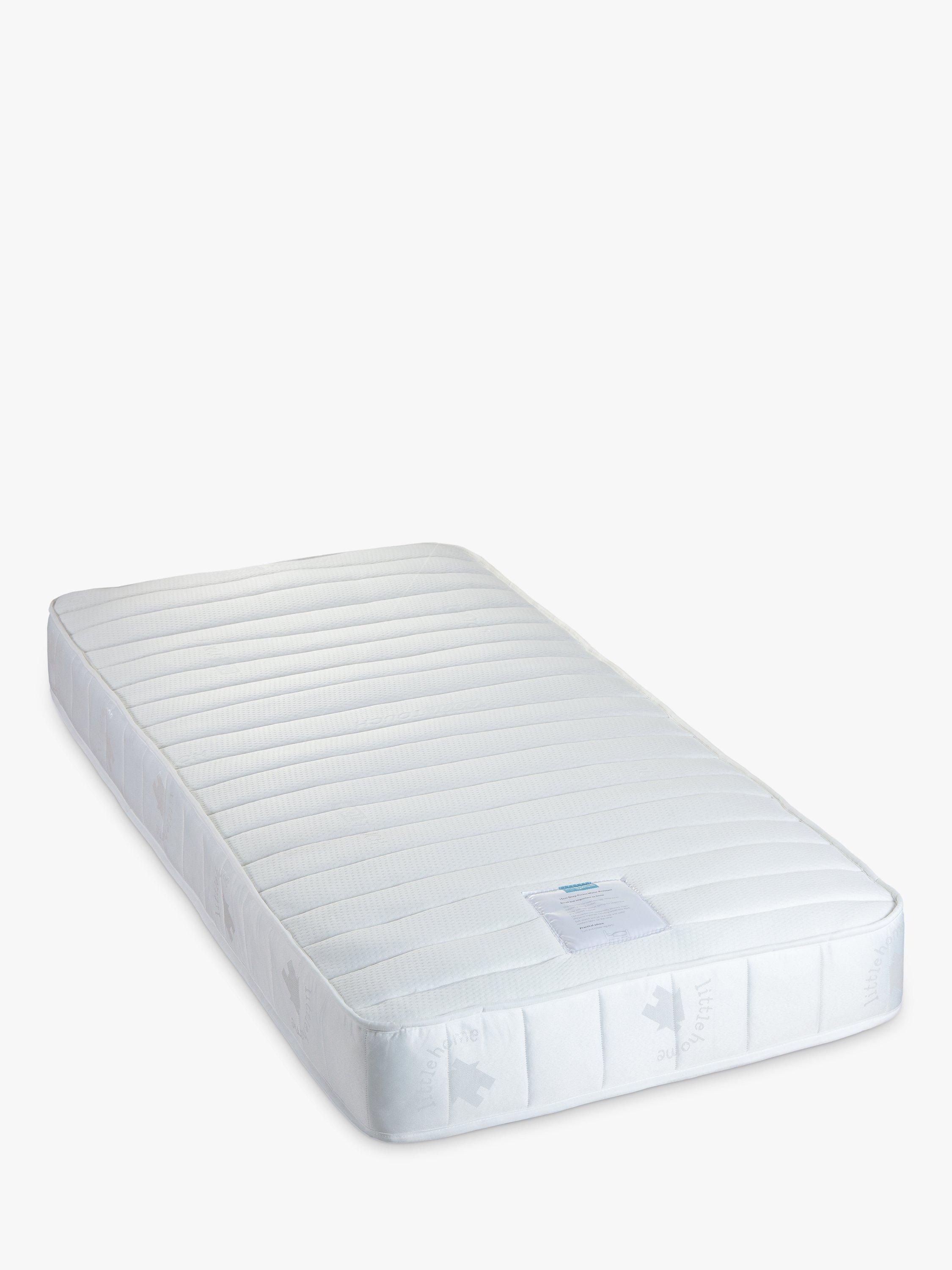 John Lewis 15cm Deep Pocket Spring Water Resistant Bunk Bed Kids Mattress Medium Single