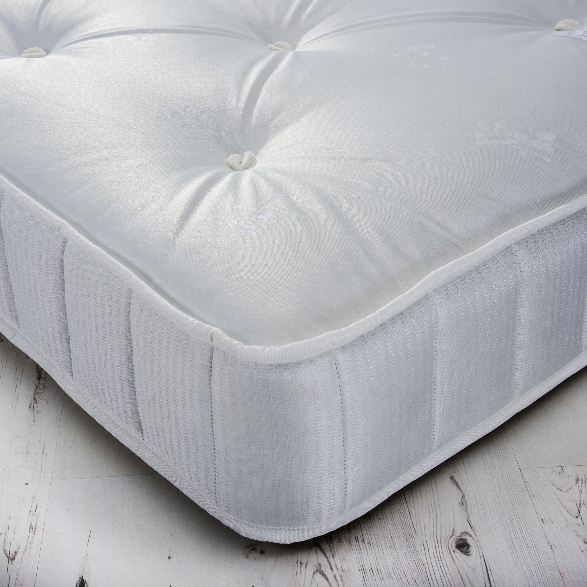 John Lewis The Basics Collection Comfort No Turn Open Spring Mattress, Medium, Double