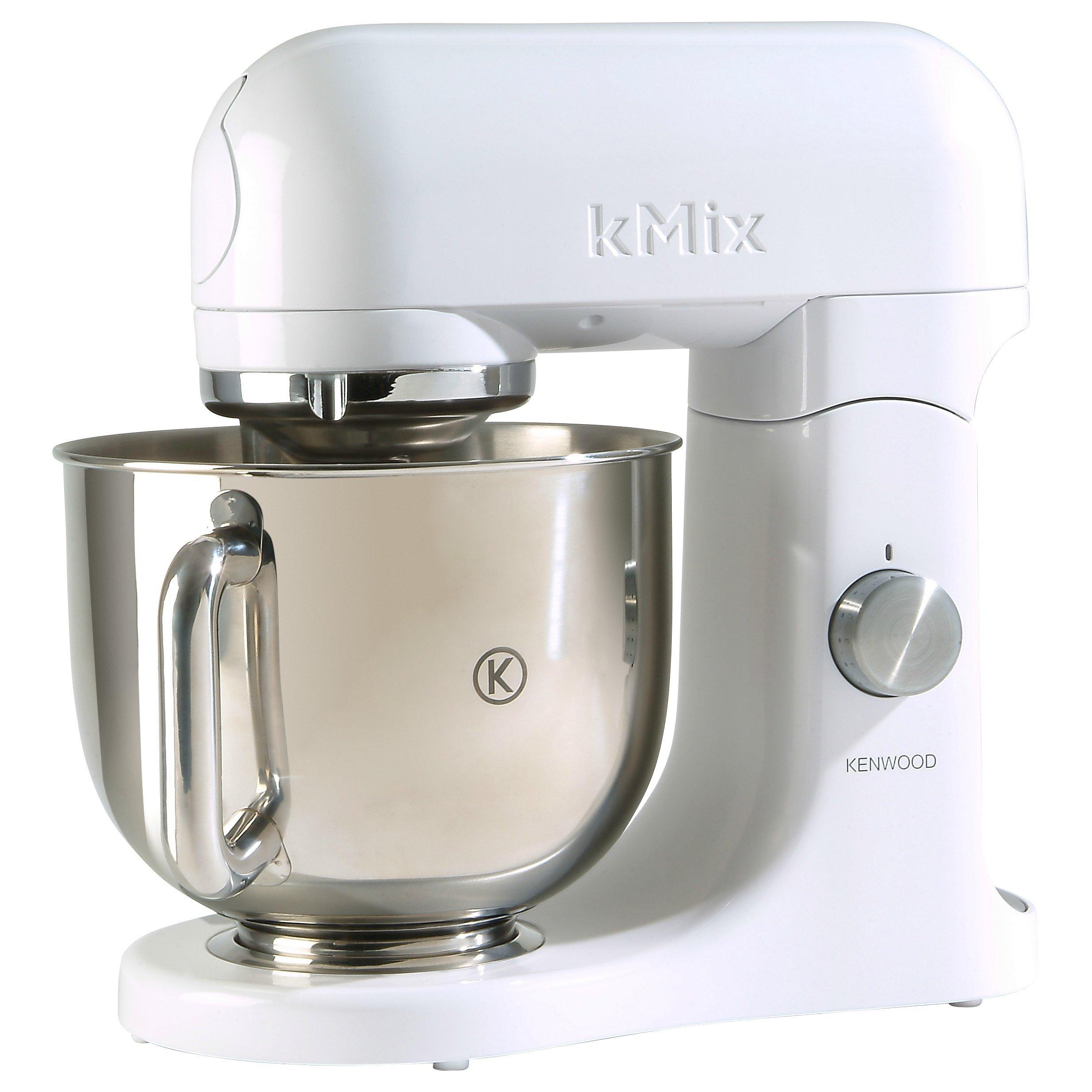Kenwood KMX50W kMix Stand Mixer, Stainless Steel Bowl, White