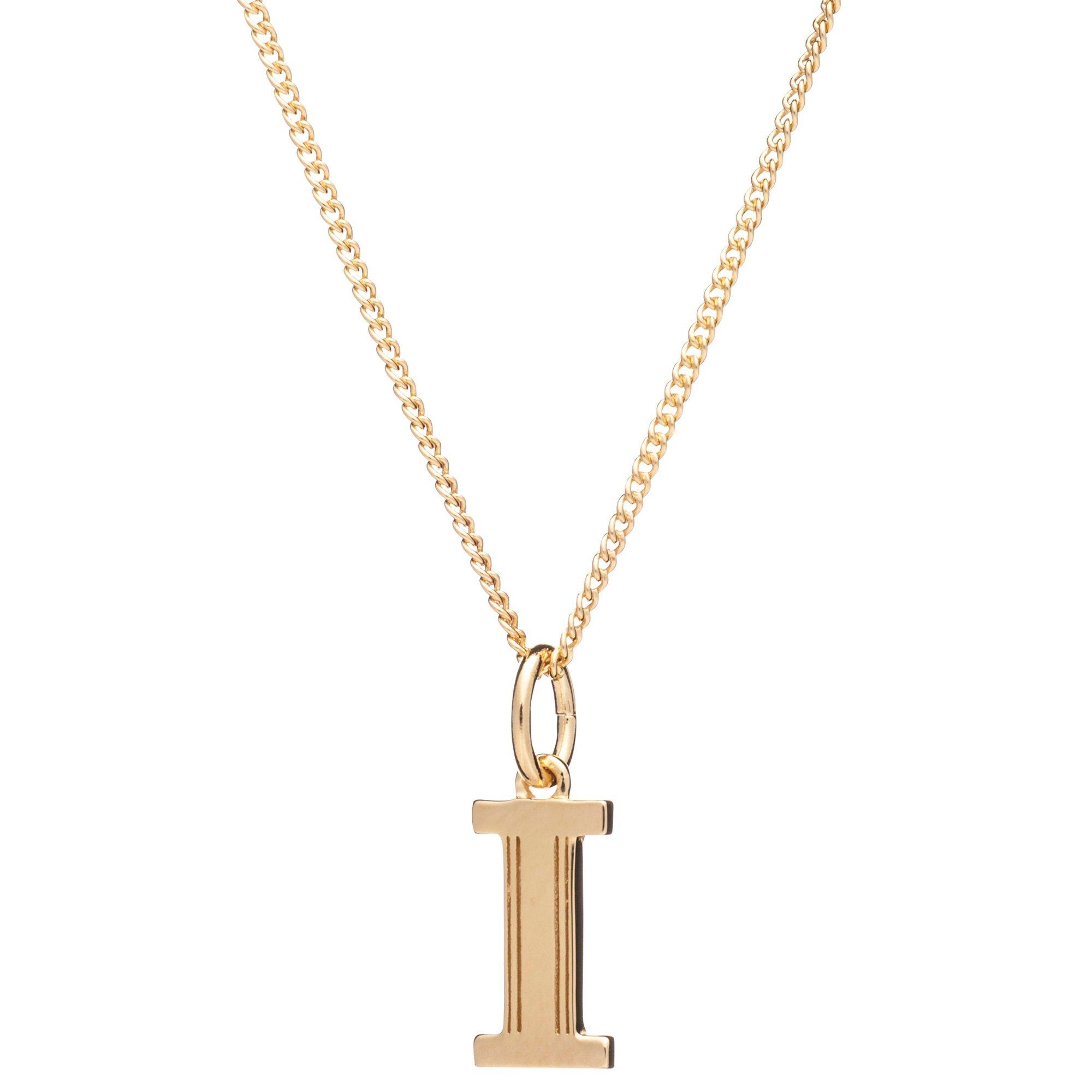Rachel Jackson London Initial Pendant Necklace, I