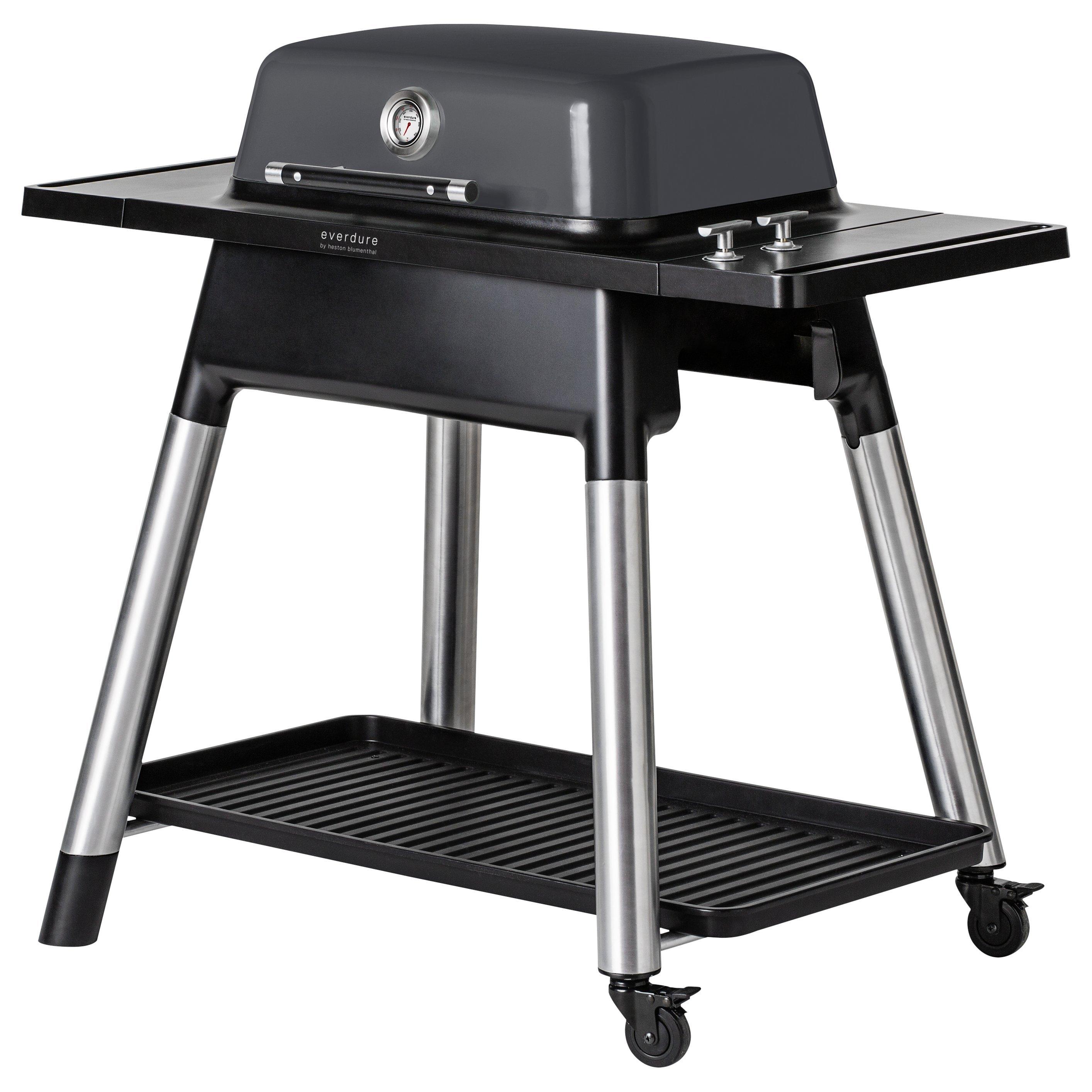 Everdure By Heston Blumenthal FORCE 2 Burner Gas BBQ, Graphite