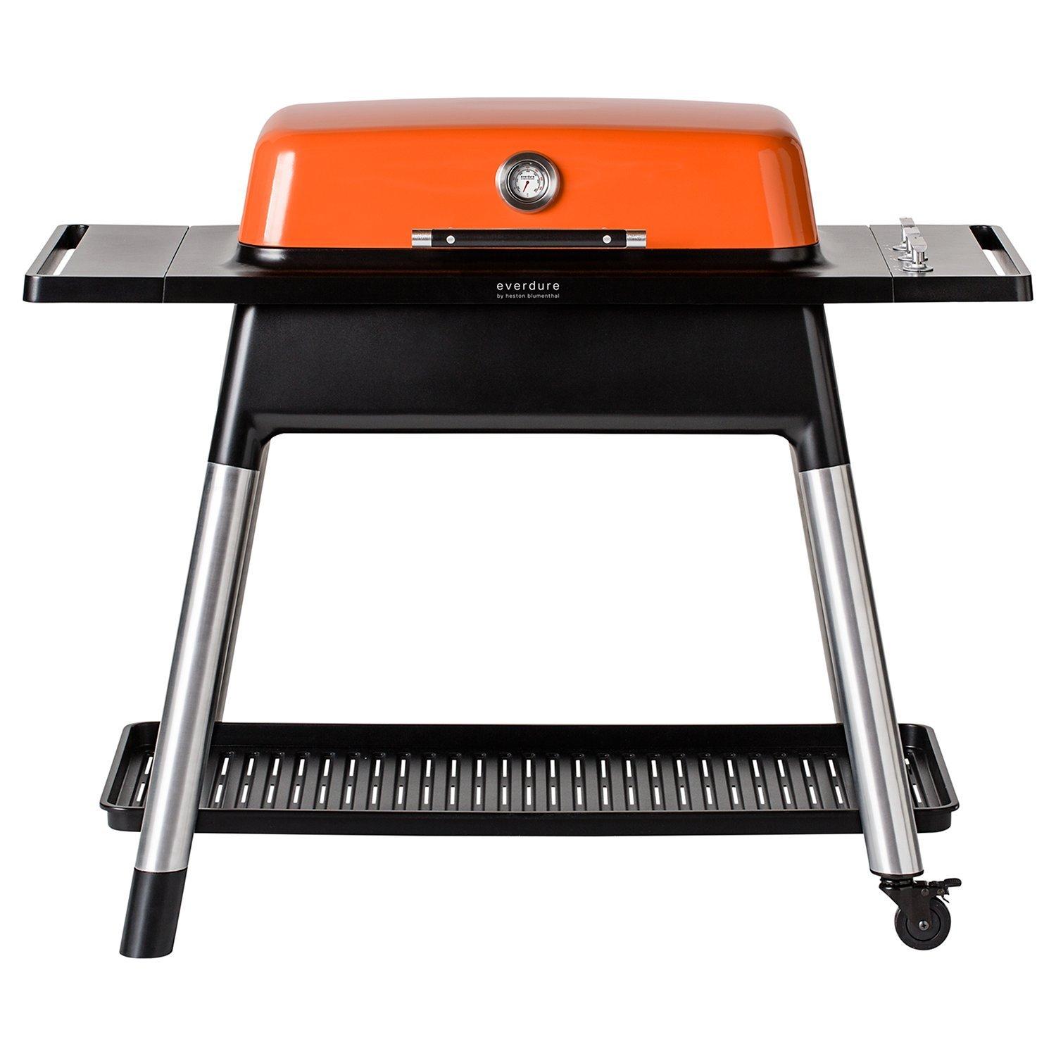 Everdure By Heston Blumenthal FURNACE 3 Burner Gas BBQ, Orange