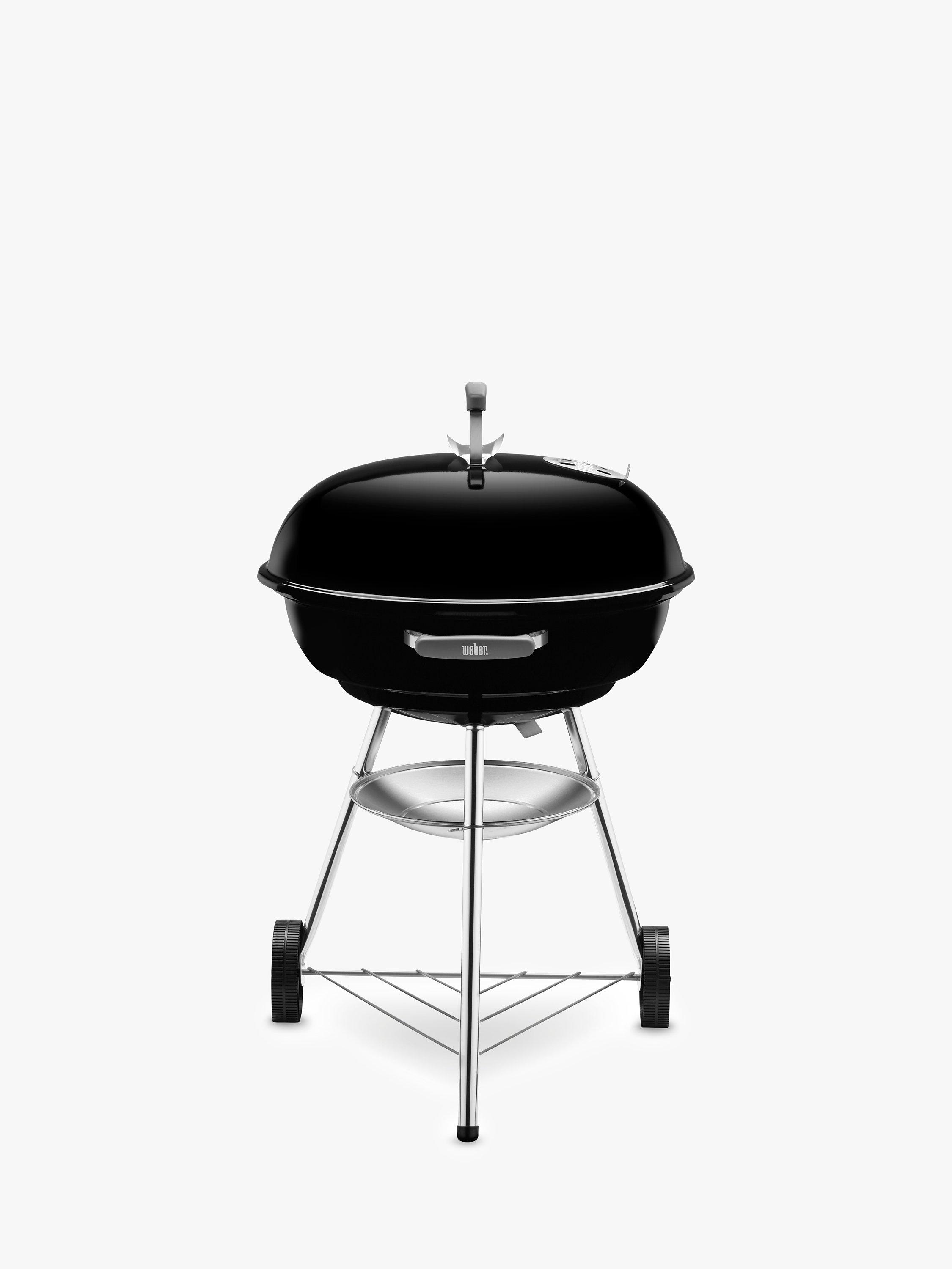 Weber Compact 57cm Kettle Charcoal BBQ, Black