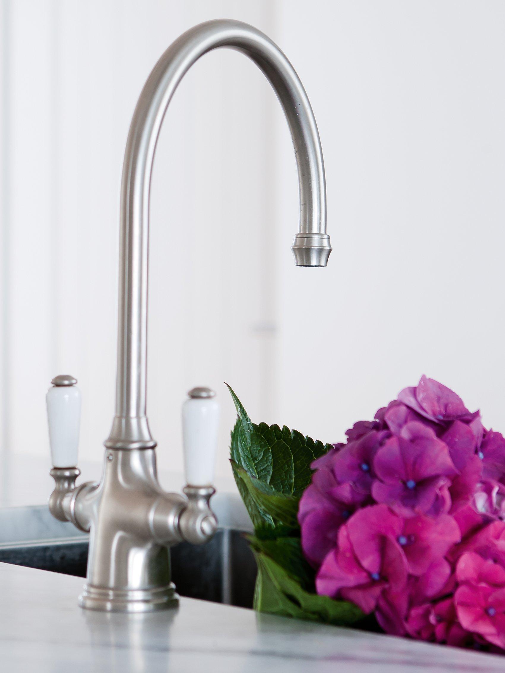 Perrin & Rowe Phoenician 4460 Monobloc 2 Lever Mixer Kitchen Tap