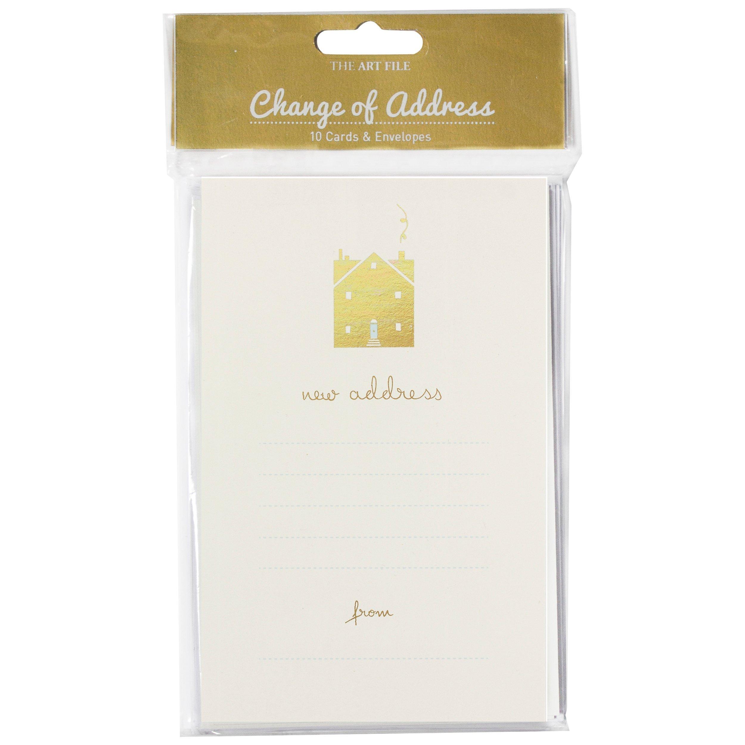 Art File New Address Cards, Pack of 10
