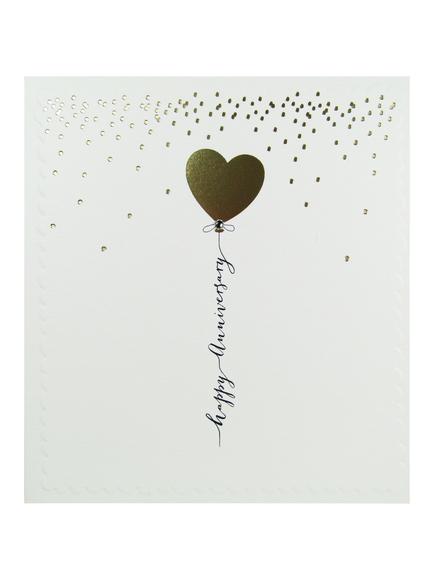 The Proper Mail Company Anniversary Balloon Greeting Card, Multi