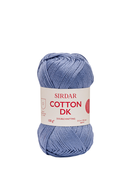 Sirdar Cotton DK Yarn, 100g, Mediterranean Blue
