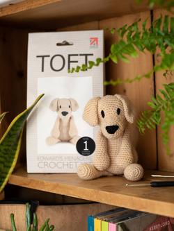 TOFT Eleanor The Labrador Crochet Kit - view 2, Cream