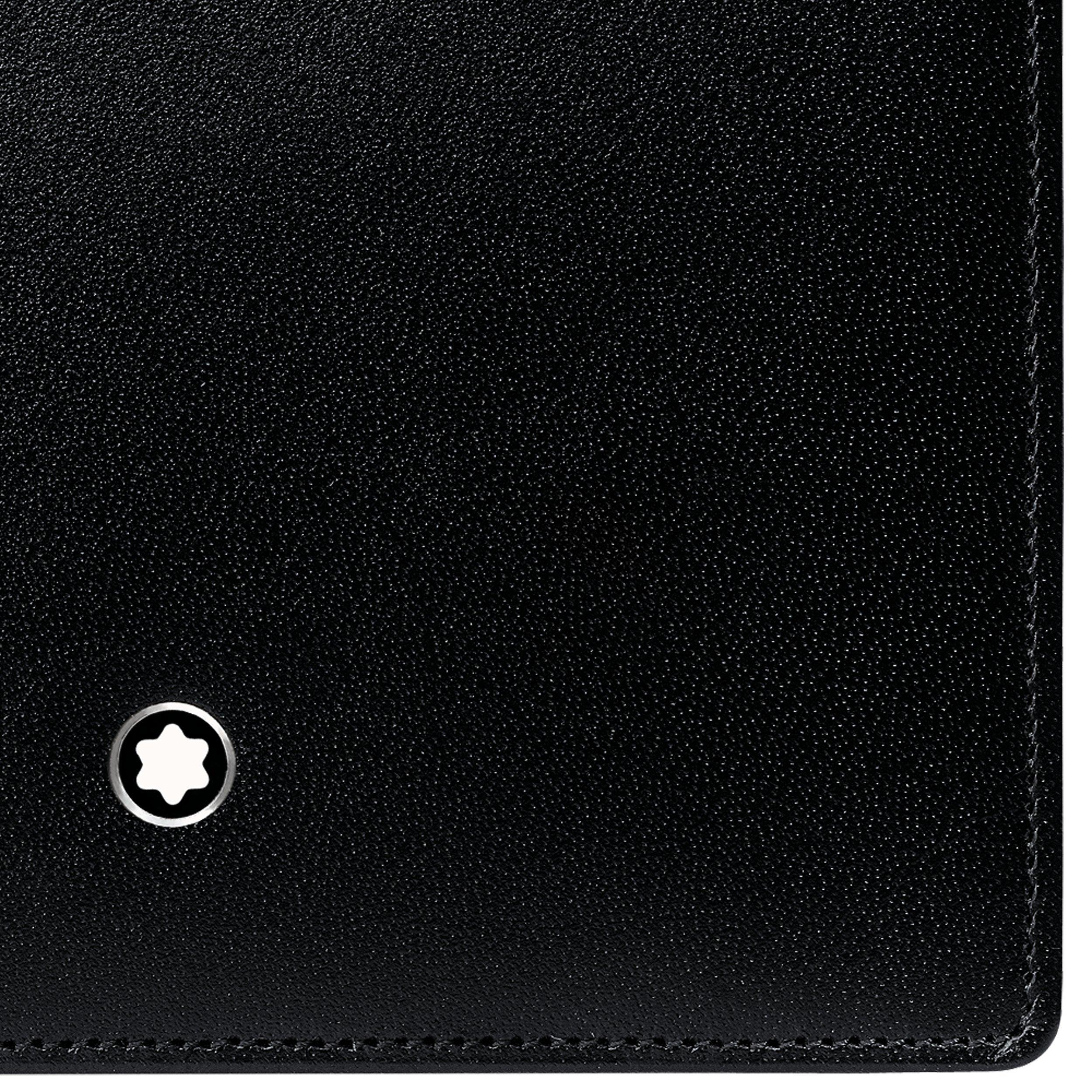 Product image 3 of 4, which shows Montblanc Meisterstück 6 Card Leather Wallet, Black
