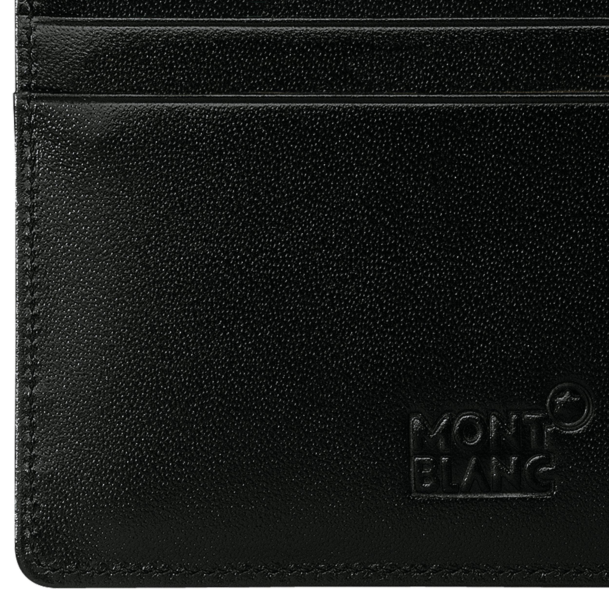 Product image 4 of 4, which shows Montblanc Meisterstück 6 Card Leather Wallet, Black