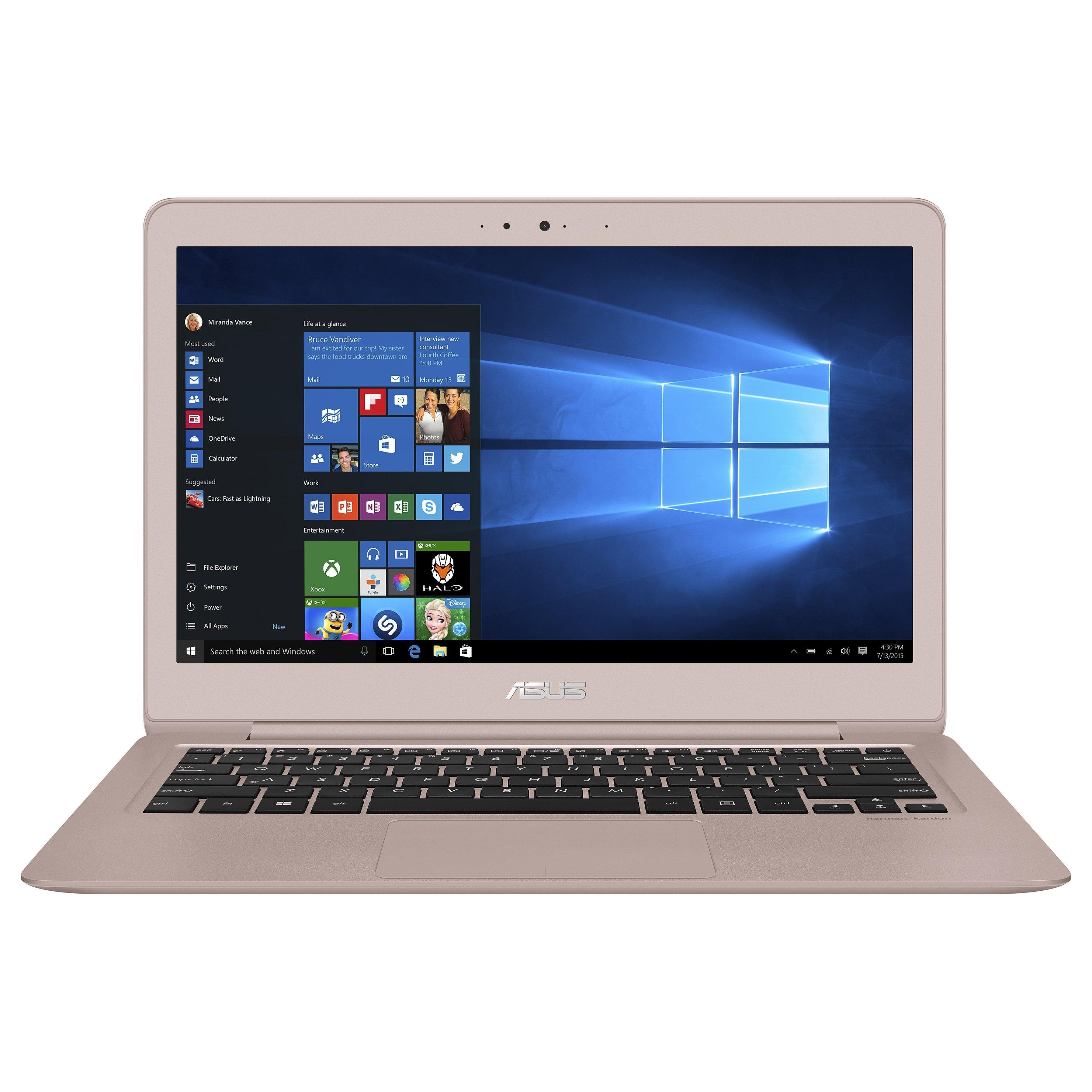 ASUS ZenBook UX330 Laptop, Intel Core i5, 8GB RAM, 256GB SSD, 13.3", Rose Gold