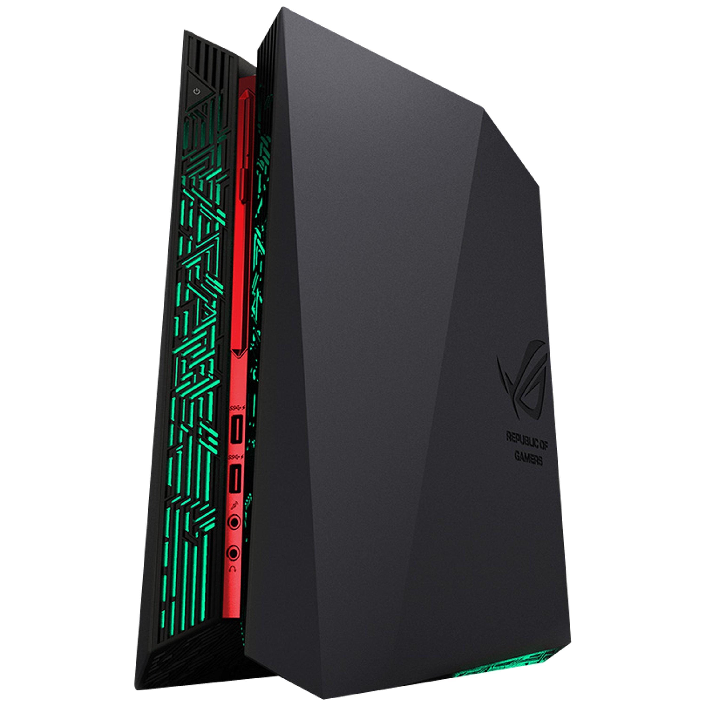 ASUS ROG G20CI-UK004T Tower PC, Intel Core i7, 16GB RAM, 2TB HDD + 512GB SSD, NVIDIA GTX 1080, Black