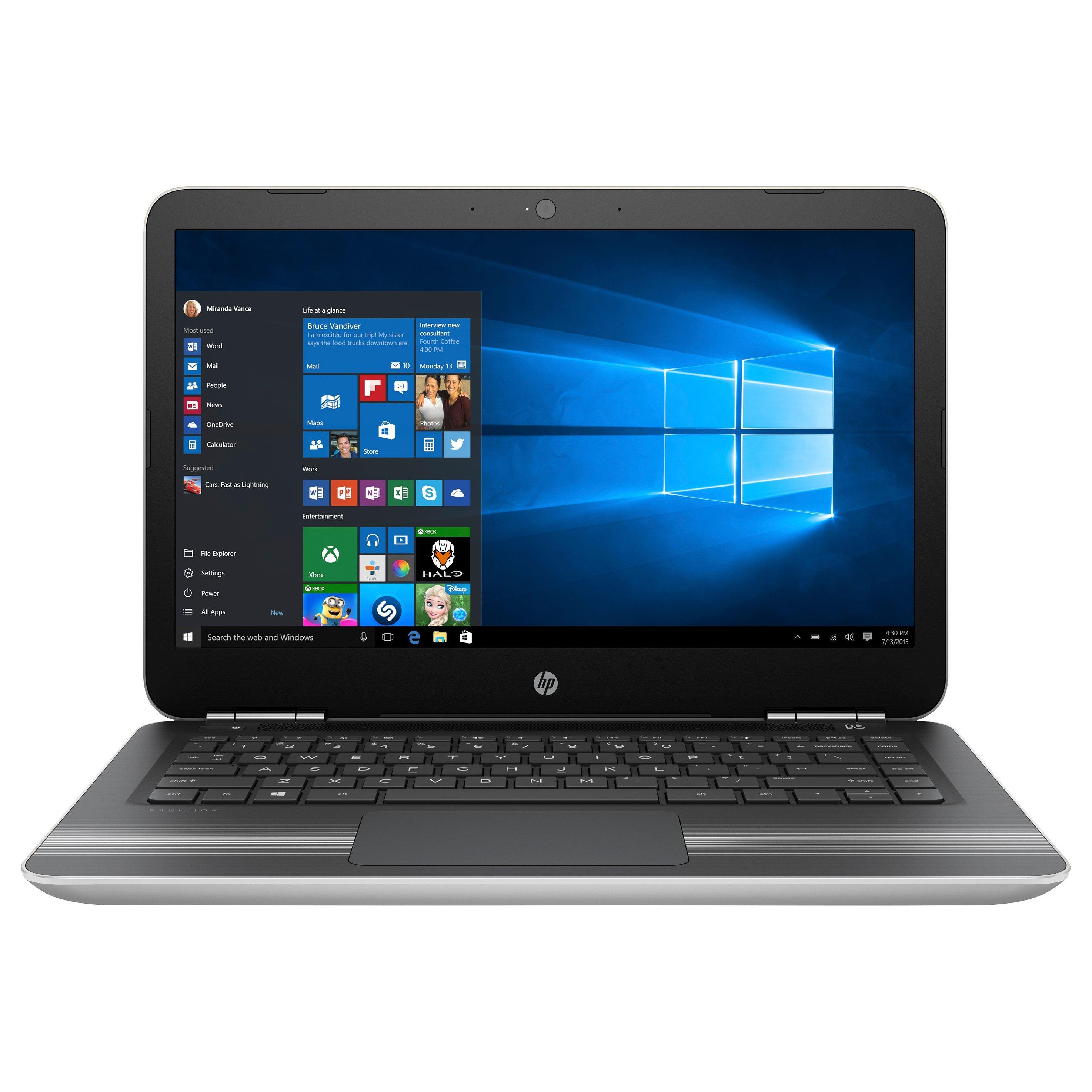HP Pavilion 14-al106na Laptop, Intel Core i5, 8GB RAM, 128GB SSD, 14", Natural Silver
