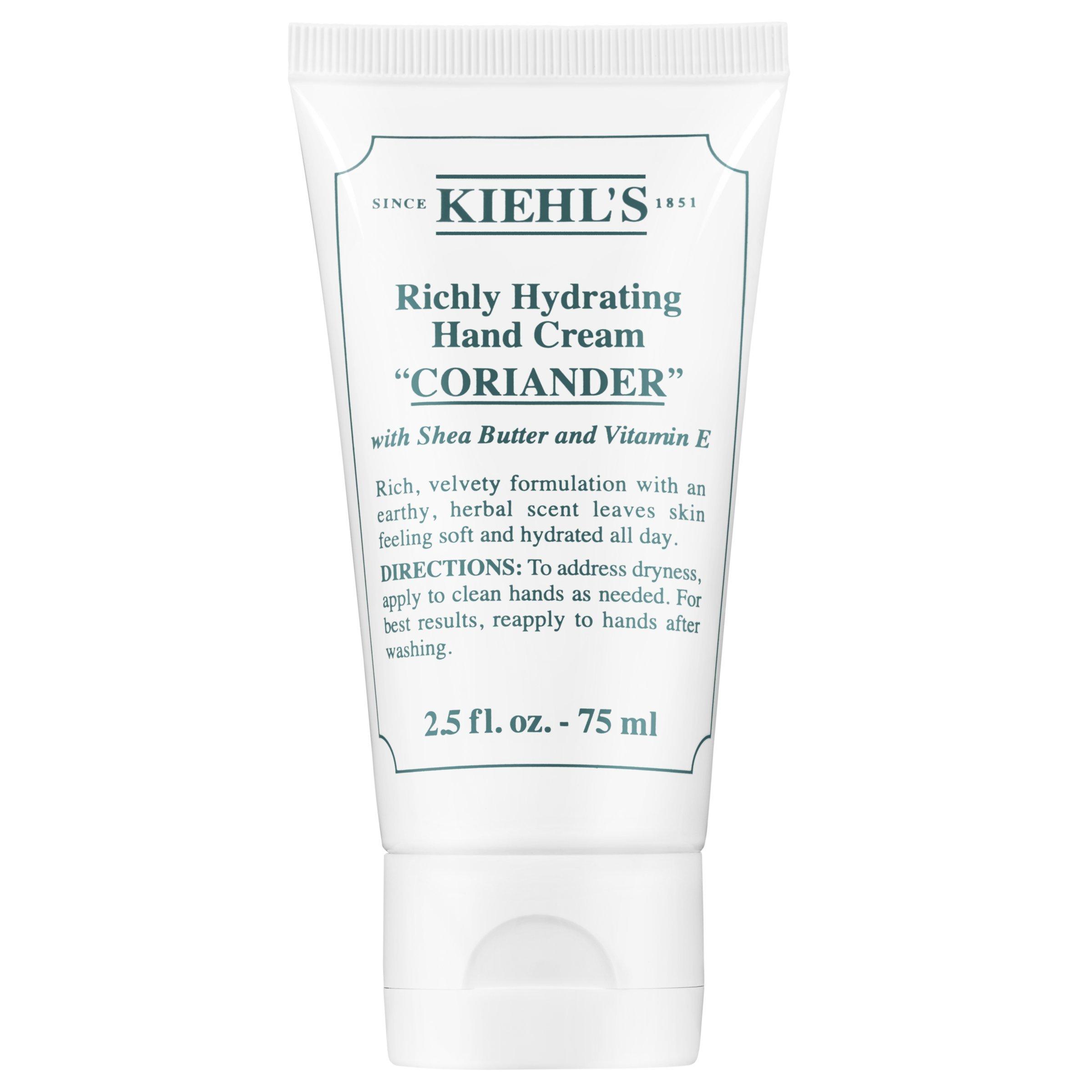 Kiehl's Richly Hydrating Hand Cream, Coriander, 75ml
