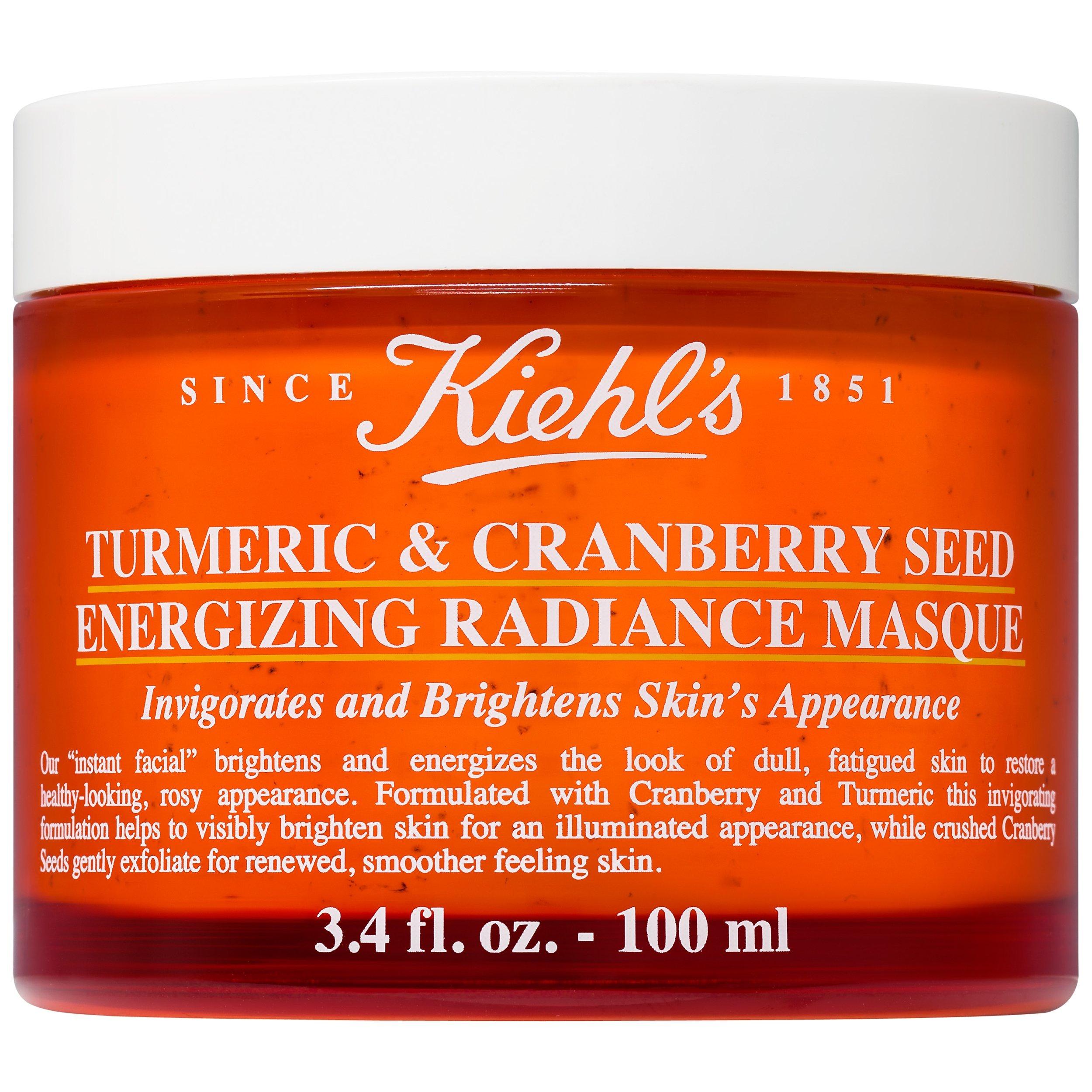 Product image 1 of 5, which shows Kiehl's Turmeric & Cranberry Seed Energising Radiance Masque, 100ml