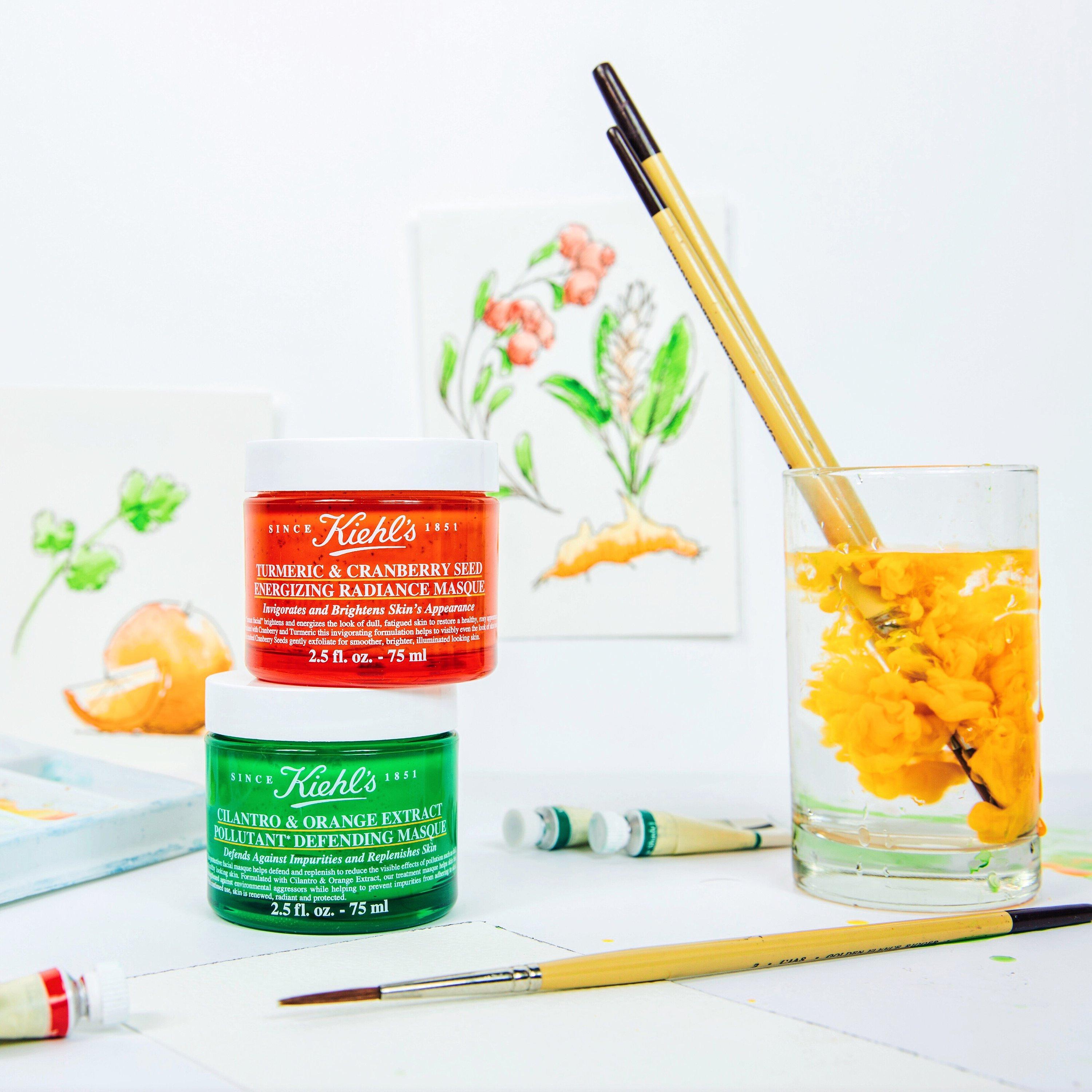 Product image 3 of 5, which shows Kiehl's Turmeric & Cranberry Seed Energising Radiance Masque, 100ml