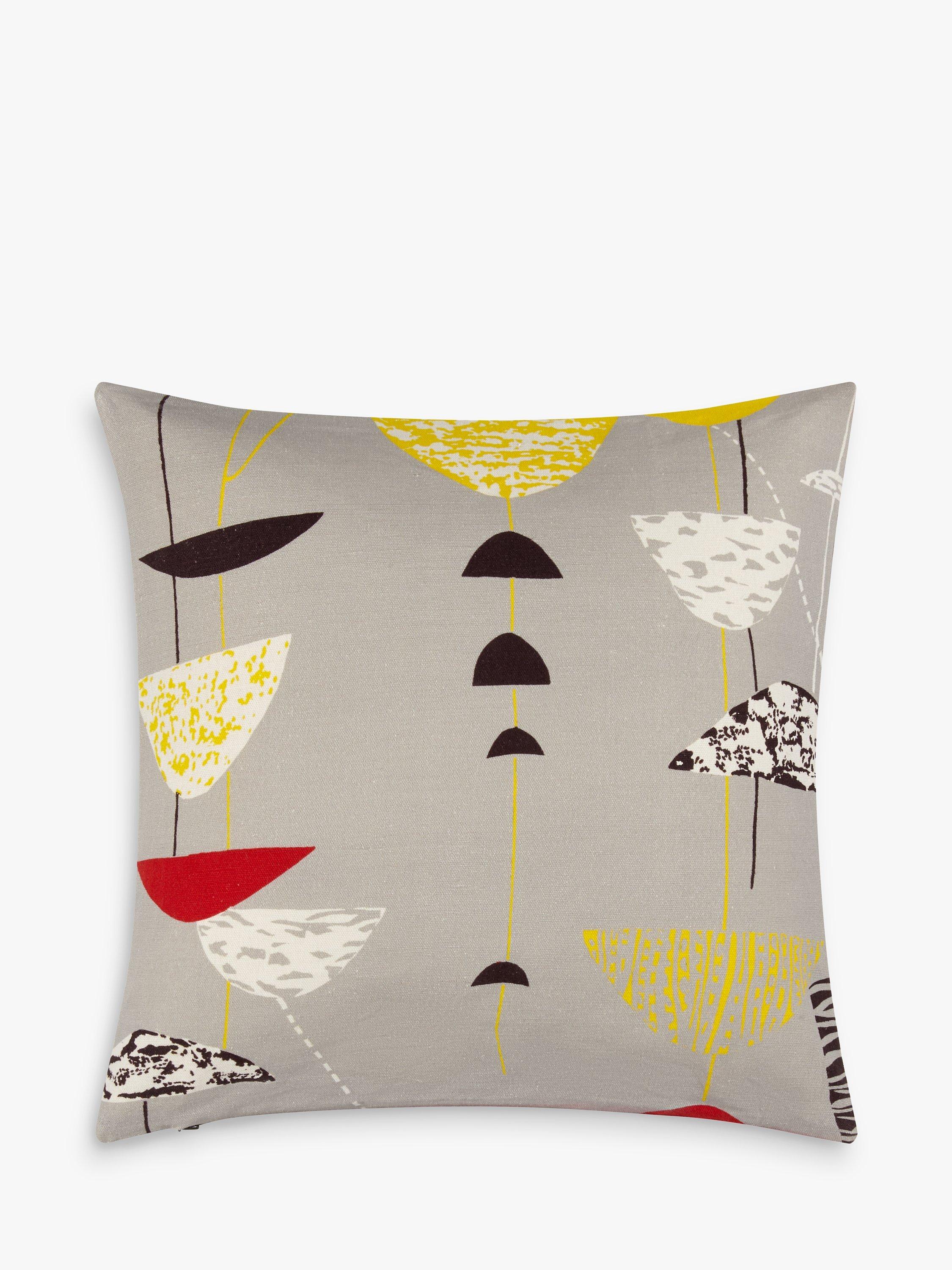 Lucienne Day Calyx Cushion, Grey