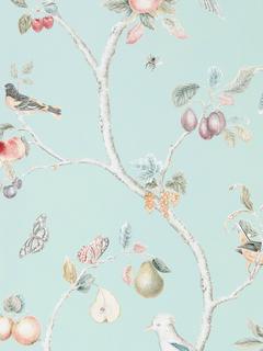 Sanderson Fruit Aviary Wallpaper, DART216312