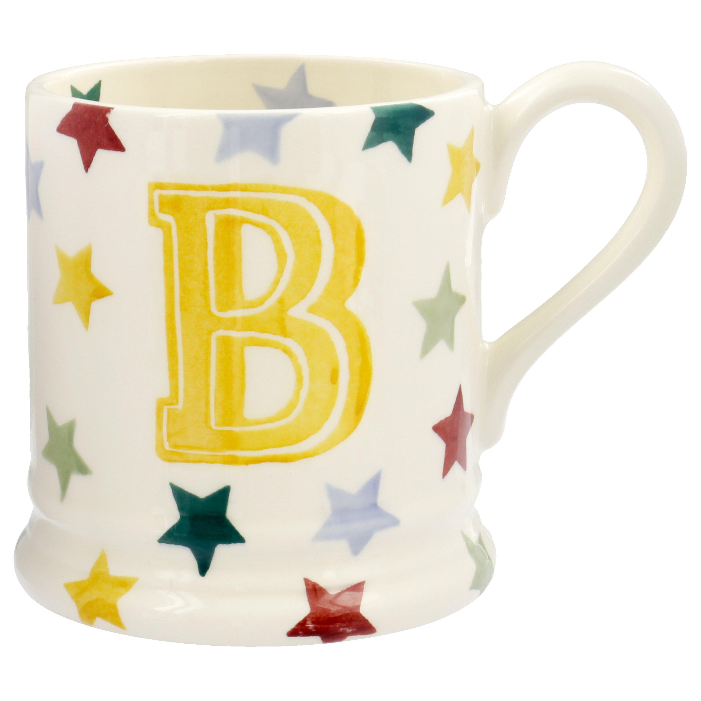 Emma Bridgewater Polka Stars Alphabet Mug, B, 310ml