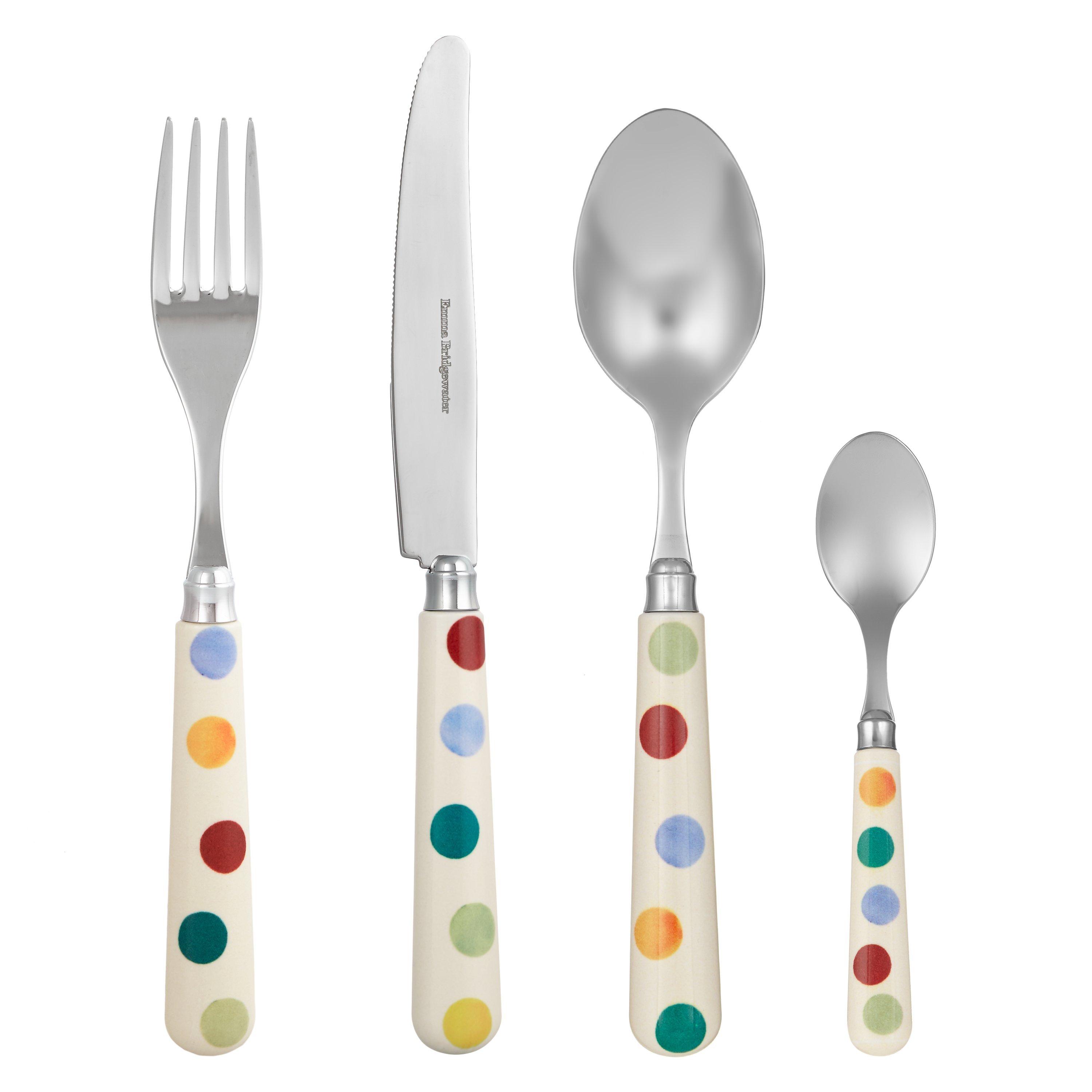 Emma Bridgewater Polka Dot Cutlery Set, 16 Piece