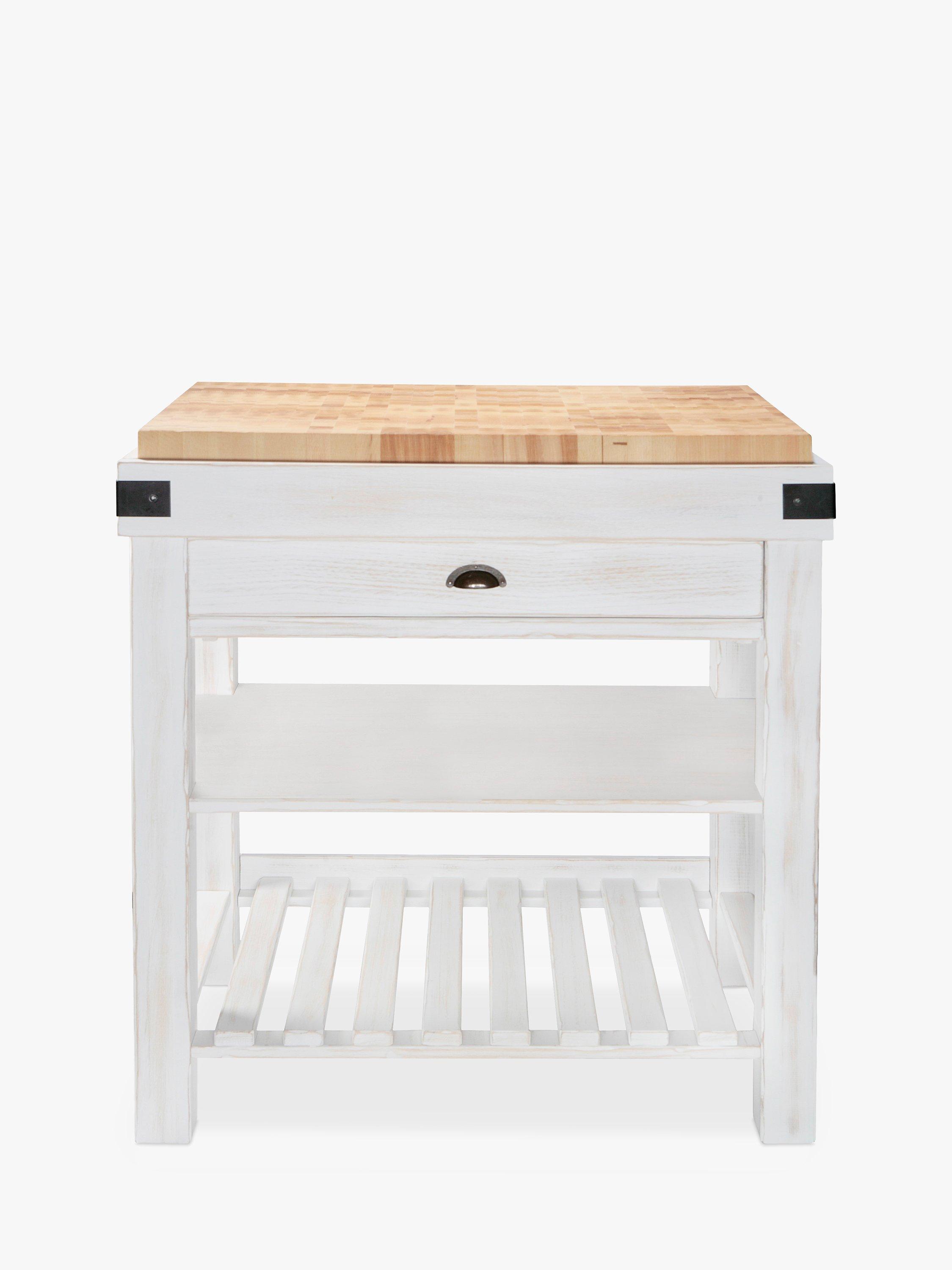 Eddingtons Foxhill Kitchen Island / Butcher's Block, FSC-Certified (Beech Wood)