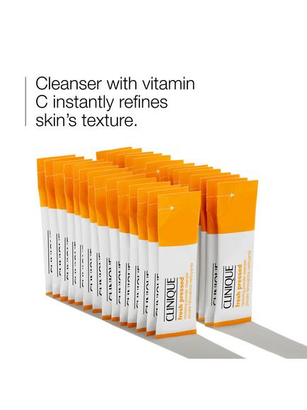 Clinique Fresh Pressed Renewing Powder Cleanser with Pure Vitamin C, 28 x 0.5g - view 2, 