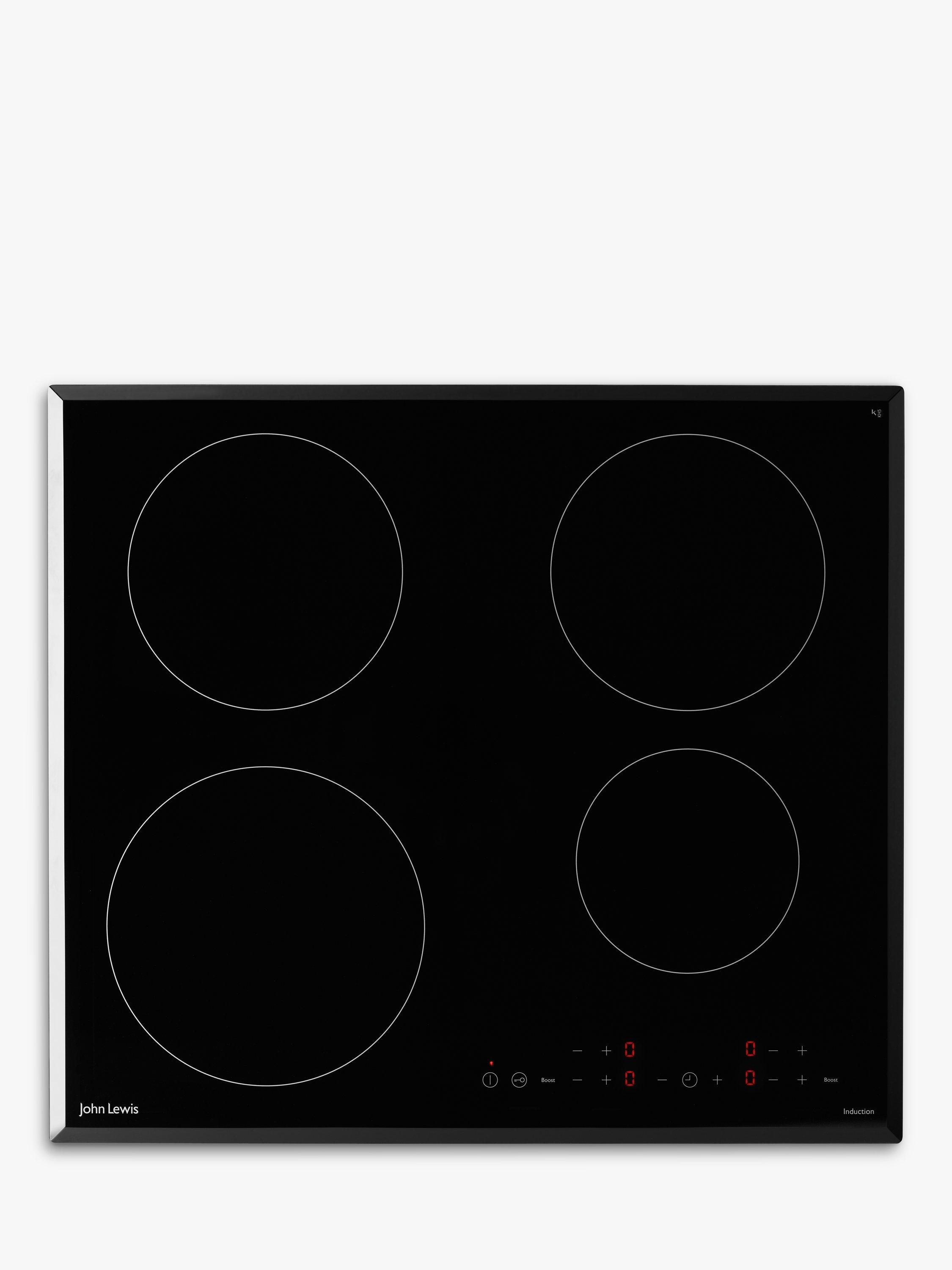 John Lewis & Partners JLBIIH613 Induction Hob, Black