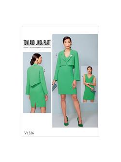 Vogue Women's Dress and Jacket Sewing Pattern, 1536, 