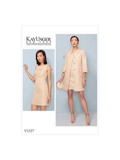 Vogue Women's Jacket and Dress Sewing Pattern, 1537, E5