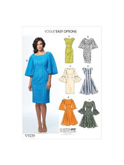 Vogue Women's Dress Sewing Pattern, 9239, 