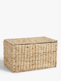 John Lewis Water Hyacinth Lidded Box