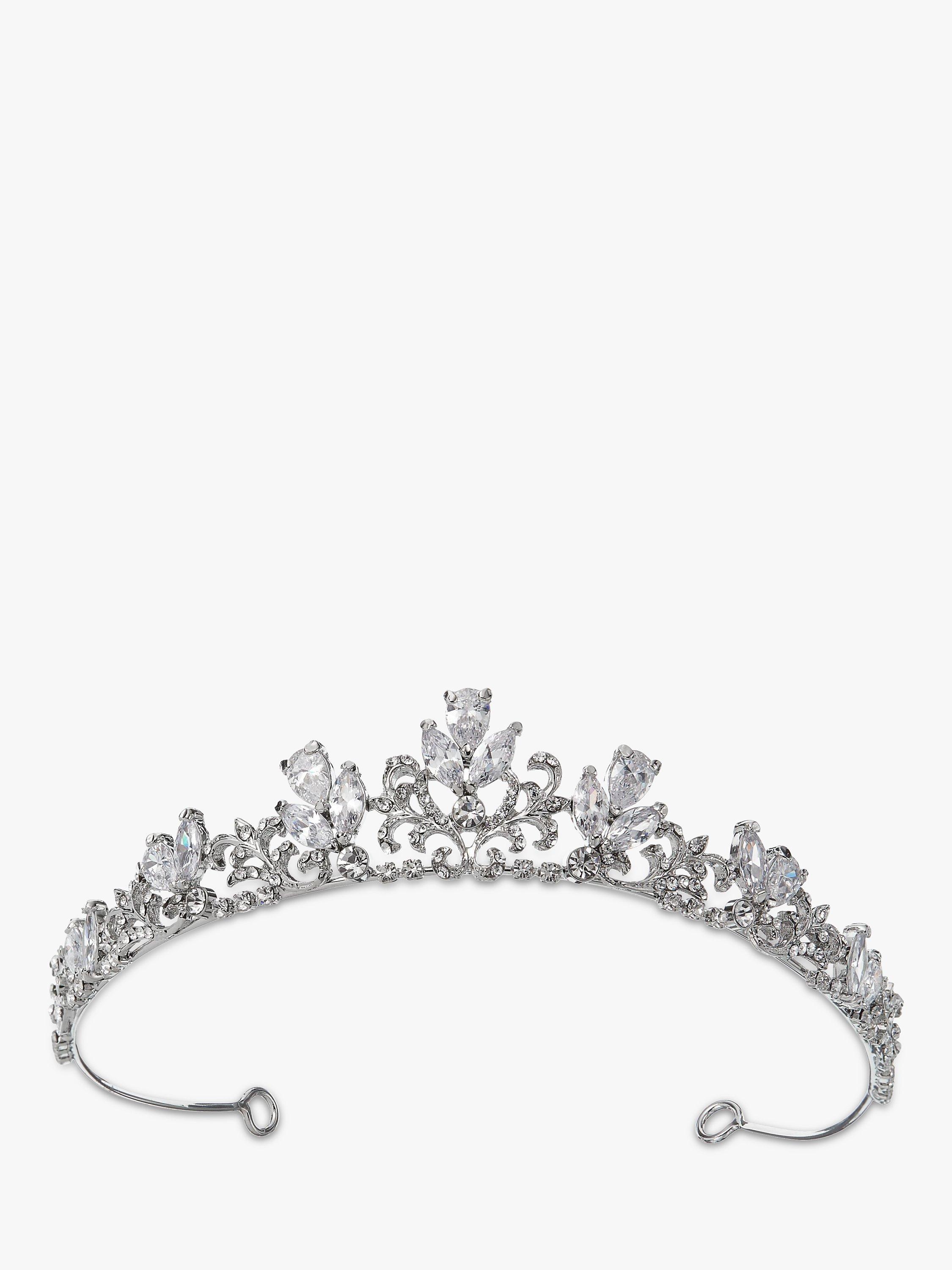 Ivory & Co. Eternal Love Pave Cubic Zirconia Tiara, Silver