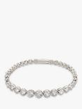 Ivory & Co. Limelight Graduating Cubic Zirconia Tennis Bracelet, Silver